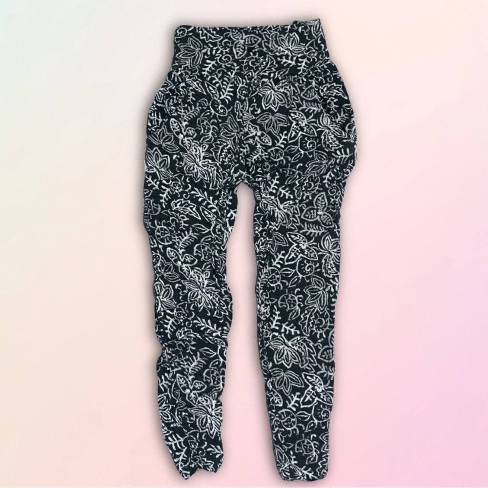 Tokyo Darling, Retro, Floral, Harem Style, Lounge Pants